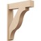 Ekena Millwork 7 1/2-in W x 30-in D x 38-in H Funston Block Rough Cedar Woodgrain TimberThane Outlooker, Primed Tan OUTUR075X30X38FST44RCPR - alternate 1